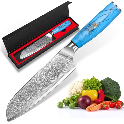 Damascus knife professional - knife, 7"